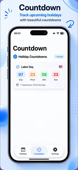 Holidate - Holiday Calendar screenshot 2
