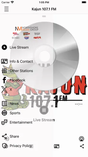 Kajun 107 screenshot 2