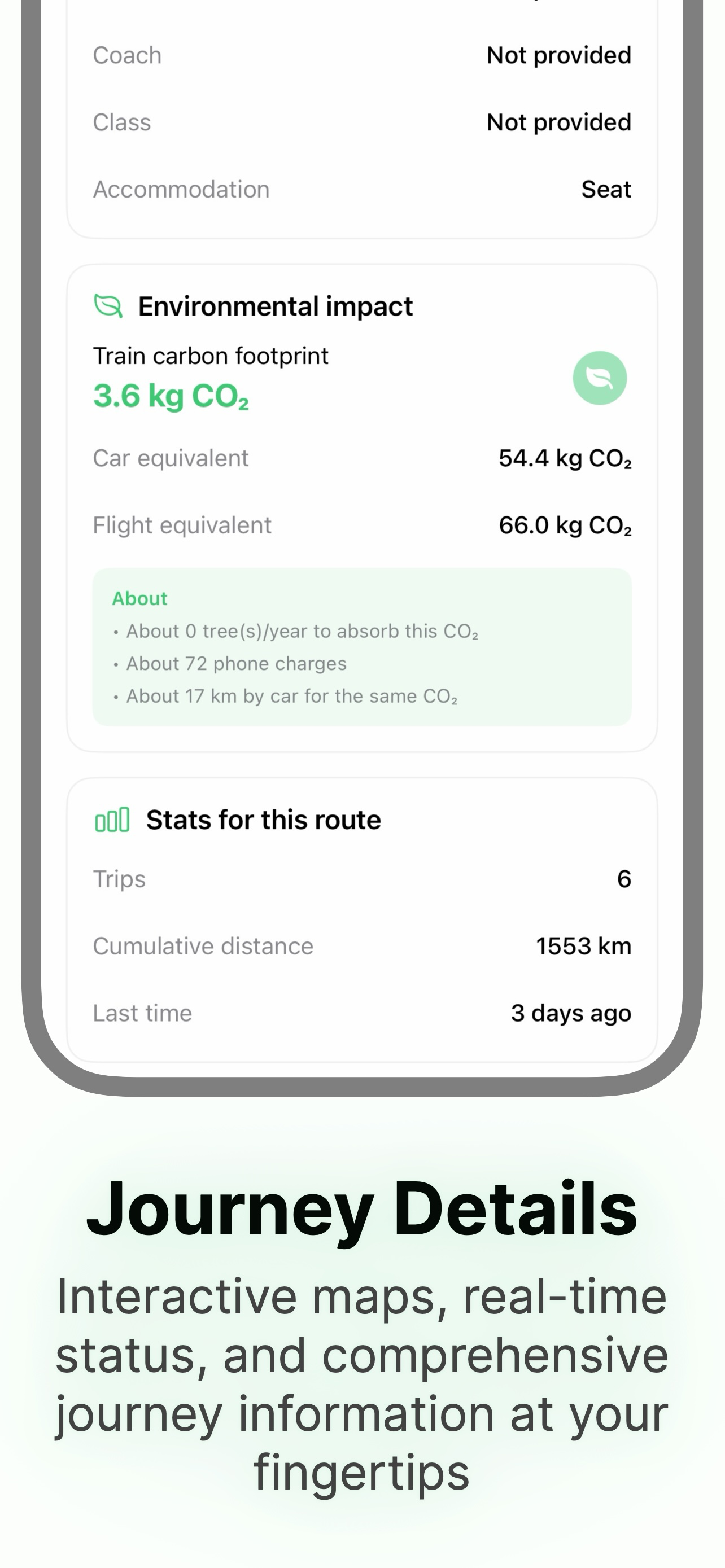 RailLog screenshot 3