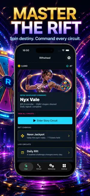 Riftwheel: Neon Vanguard screenshot 3