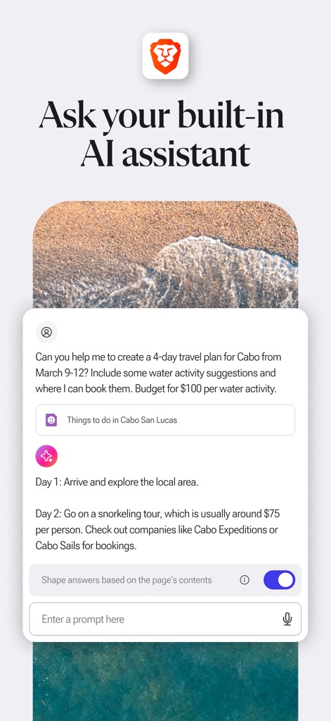 Brave Browser & Search Engine - Intelligent AI Assistant