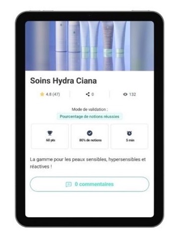Sanoflore Academy iPad screenshot