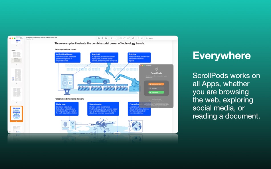#2. ScrollPods (macOS) โดย: Ahmed Mohamed