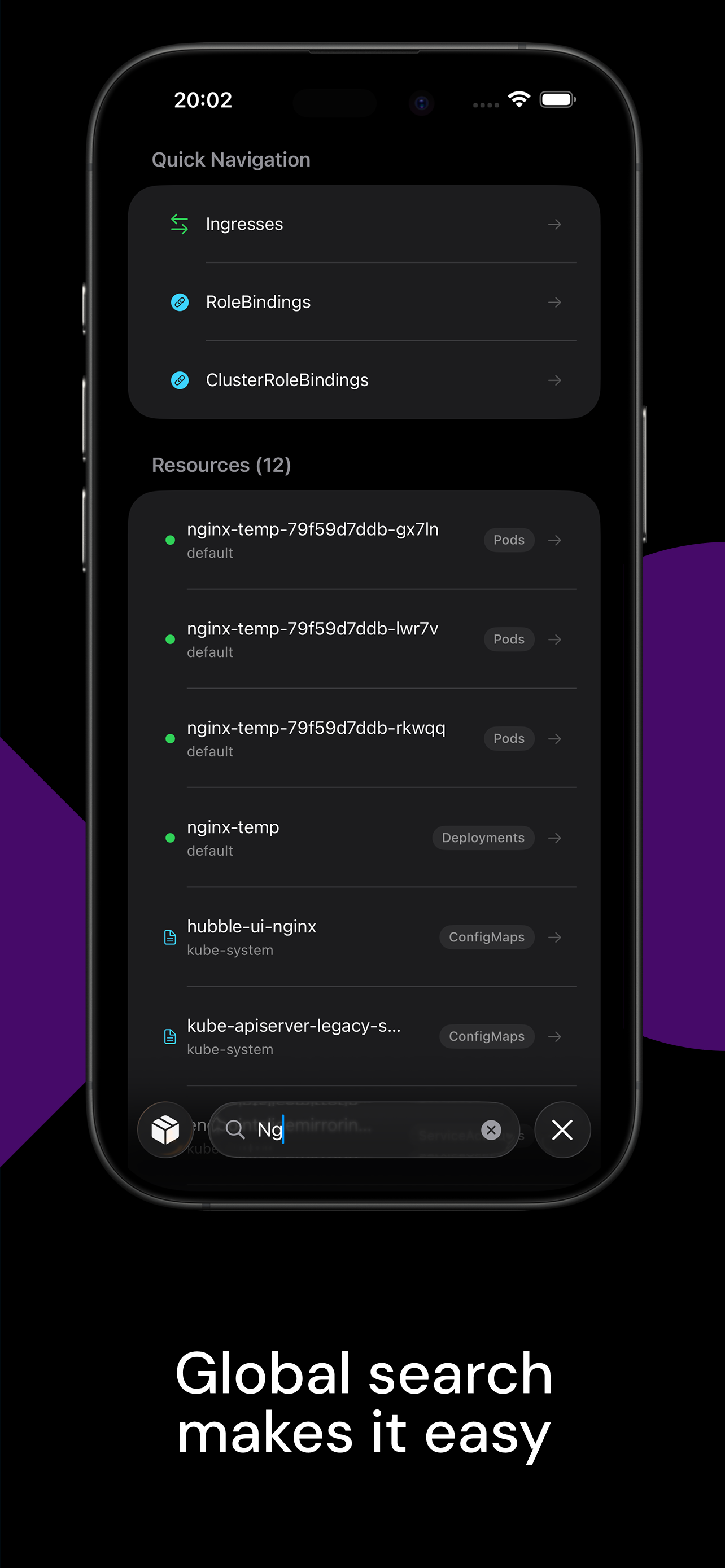 InKuber - Kubernetes Dashboard
