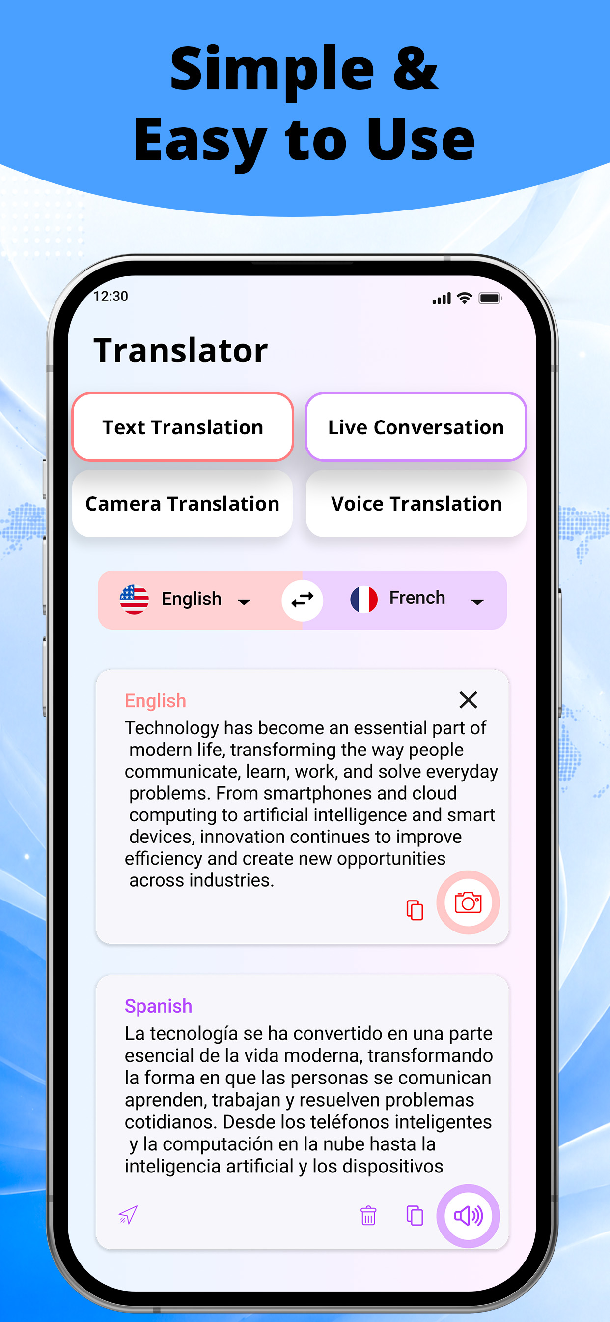 Translate: Voice Translator • screenshot 7