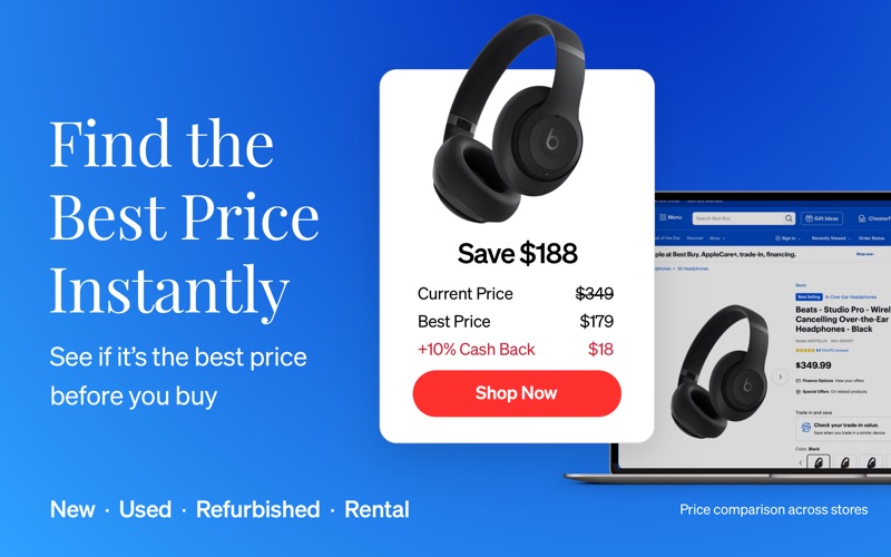 Price.com: Cash Back & Coupons iPhone screenshot