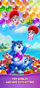 Cat Pop Island: Bubble Shooter screenshot #1 for iPhone