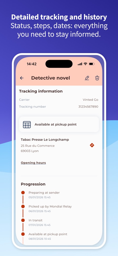 TrackNow - Suivi de colis - App de Compras | MWM