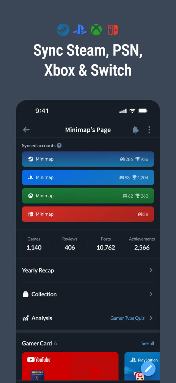 Screenshot #2 pour Minimap: Game Backlog Tracker