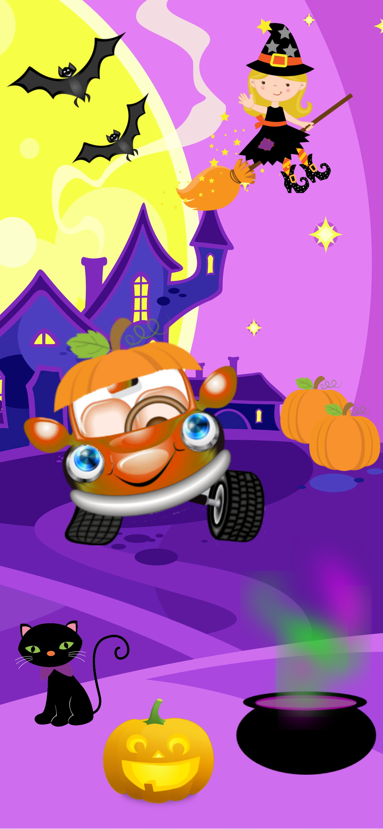 Halloween Car Match Games screenshot 3