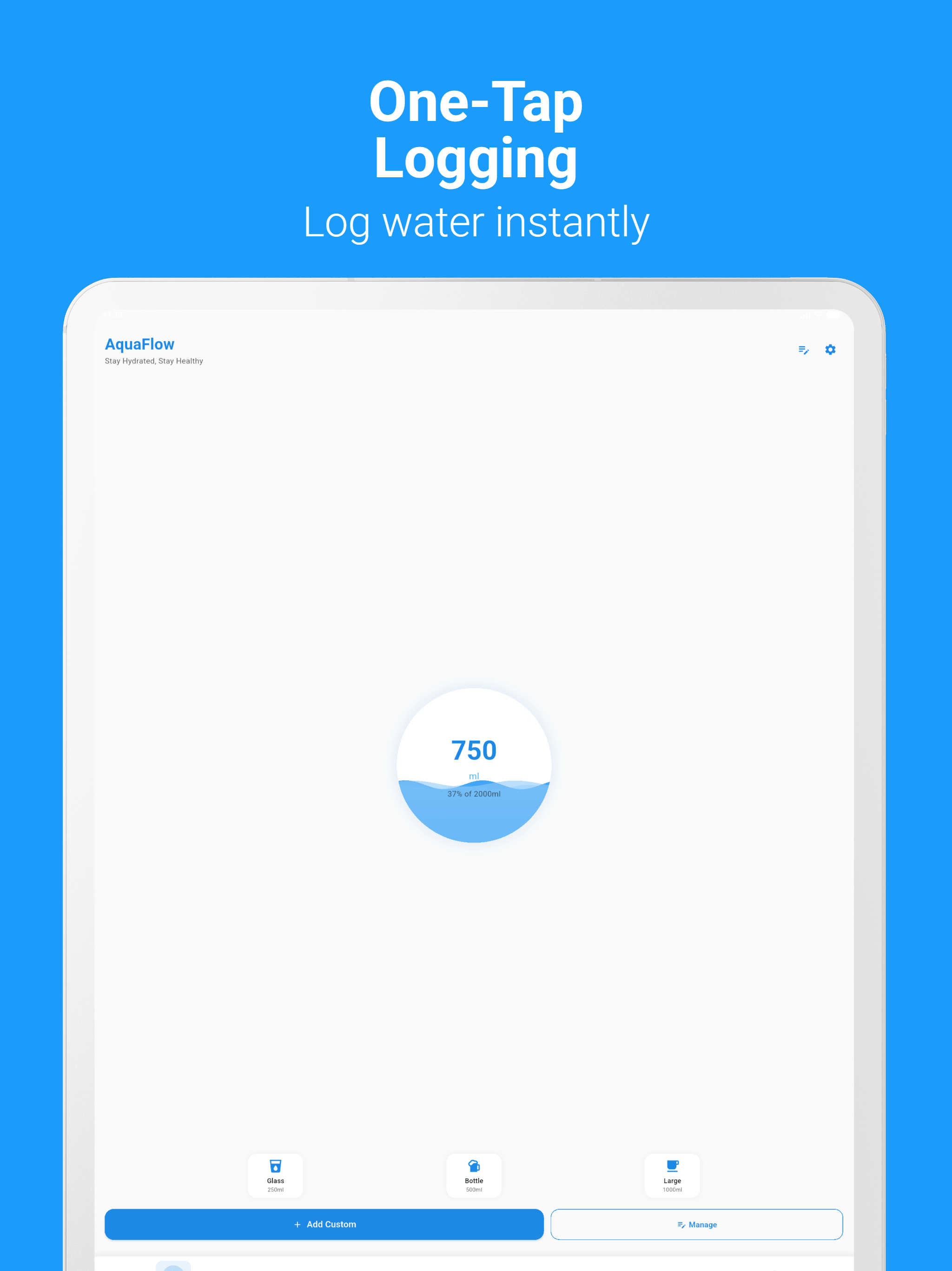 AquaFlow - Hydration Reminder