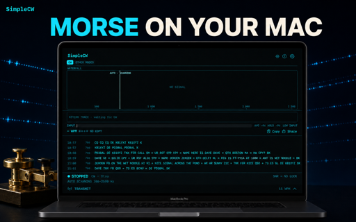 SimpleCW: Morse Decoder screenshot 10