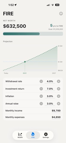 Net Worth Tracker - Wealth Up Screenshot 5 of 7
