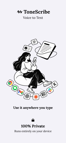 ToneScribe: Voice to Text Screenshot 1 of 6