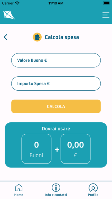 Pellegrini Card Screenshot