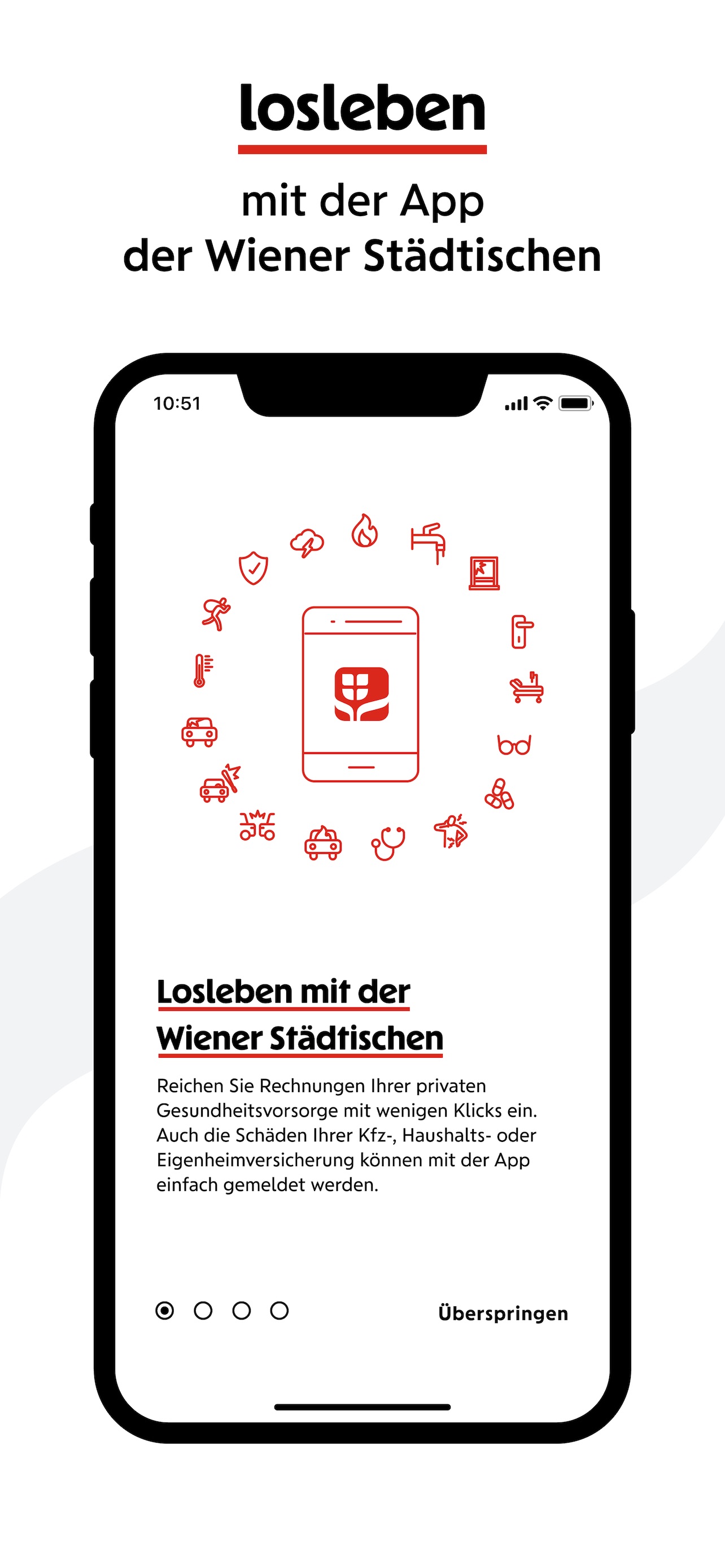 Screenshot 1 of losleben - Wiener Städtische