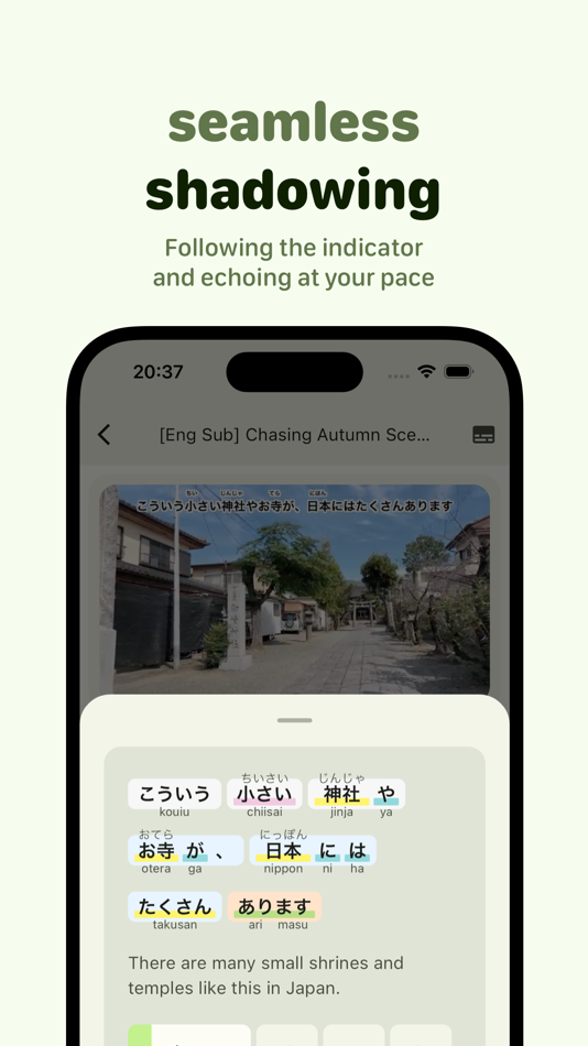 #2. Miraa - AI transcribe & shadow (iOS) 게시자: Myoland, Inc.