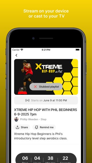 Xtreme Streaming iPhone screenshot 3 - Health & Fitness app