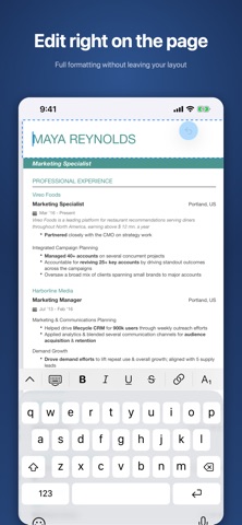 Docbe: CV & Document Maker Screenshot 3 of 8