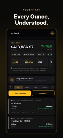 TroyStack: Gold & Silver AI Screenshot 1 of 9