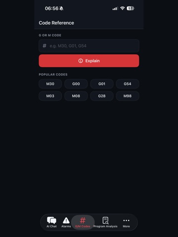 CNC Assistant AI iPad screenshot