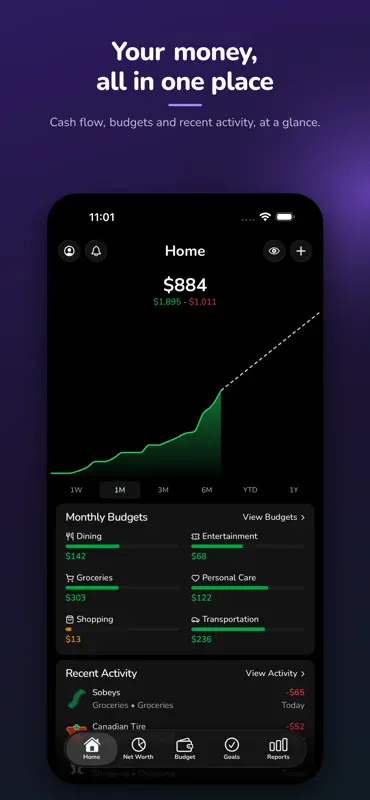 Cadence Money: Budget Tracker screenshot 1 of 10