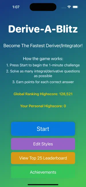 Derive-A-Blitz screenshot 1