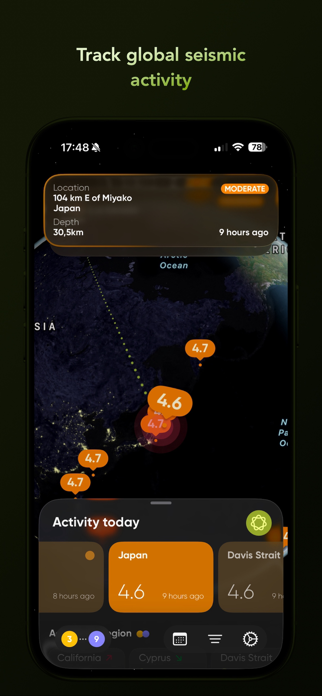 Seismic tracker Screenshot 4 of 4