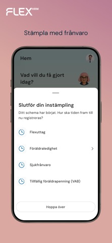 Flex HRM screenshot