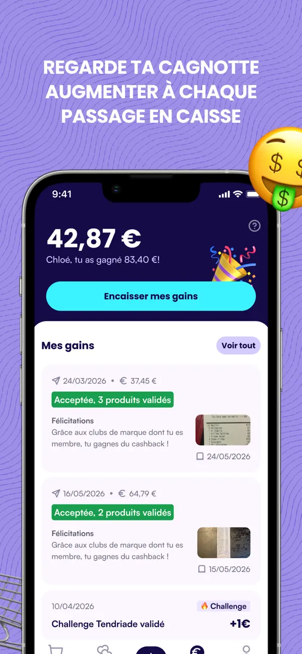 Screenshot #3 pour 10% - Cashback & Économies