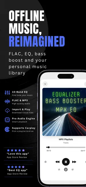 Equalizer Bass Booster MPX EQ iPhone screenshot 1
