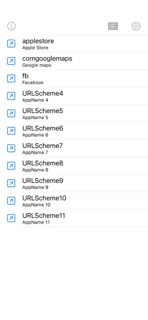 Apps Launcher with URL Scheme screenshot 1