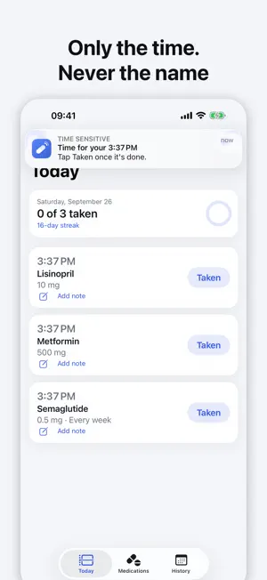 Pill Reminder: Hushknock screenshot 2