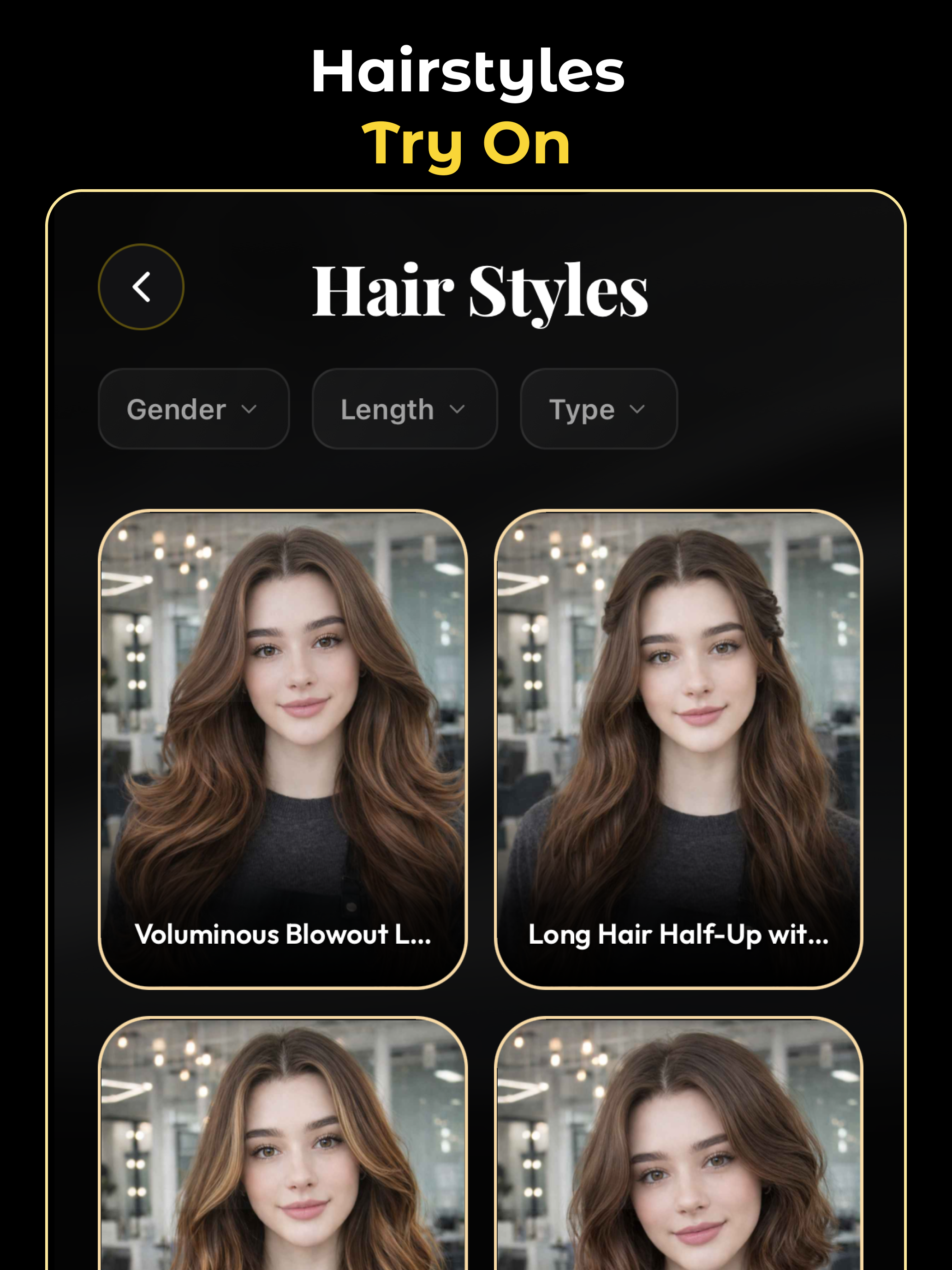 Hairstyle Try On: Hair Stylist screenshot 10