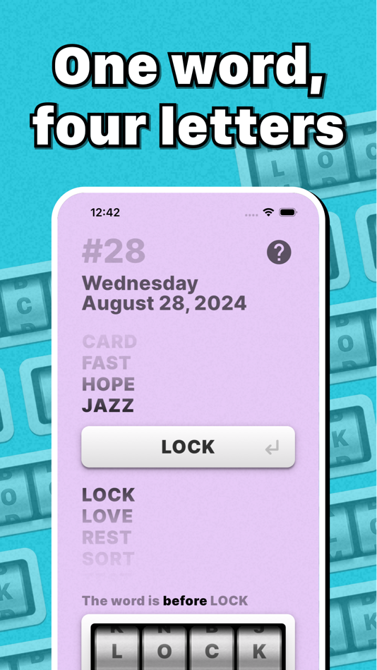 #1. Letler: find the word (iOS) 由: Mario Iannotta