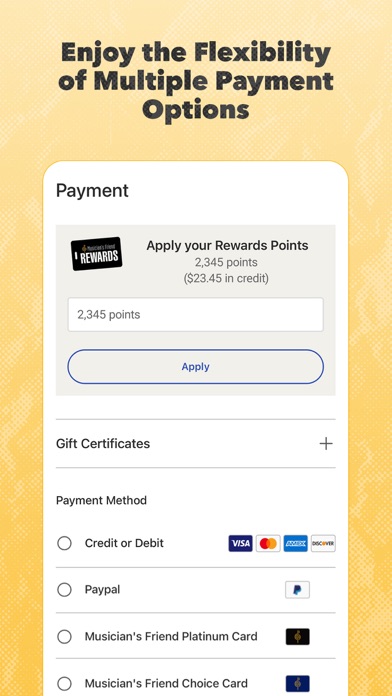 Musician's Friend Deals & Gear Screenshot