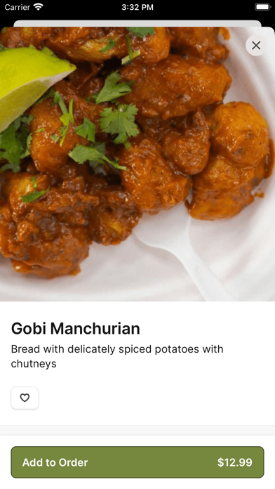 Chaat House Indian Food iPhone screenshot 3 - Food & Drink app