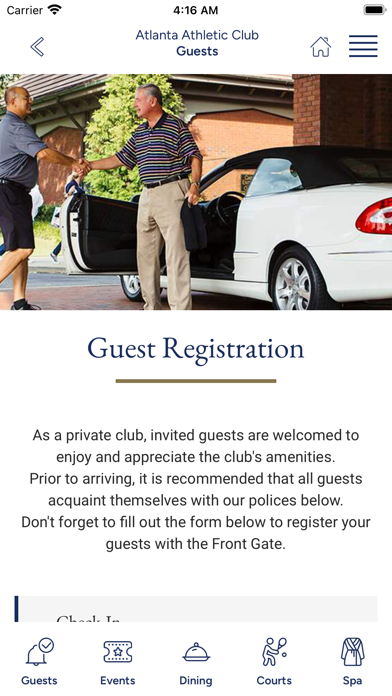 Atlanta Athletic Club Screenshot