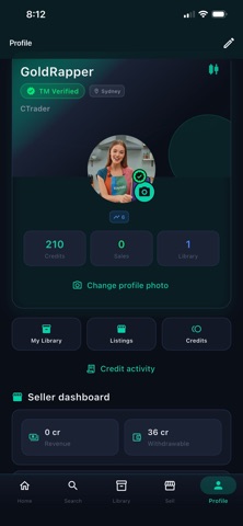 Trading Strategy Marketplace screenshot