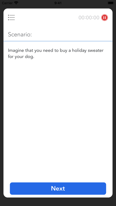 UserTesting Screenshot