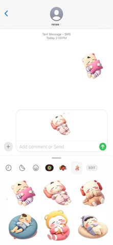 Napping Tofu Stickers screenshot