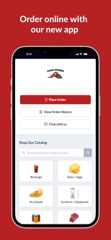 Kapa Foods iPhone screenshot