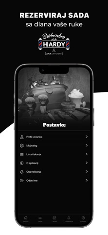 Barbershop Hardy iPhone screenshot