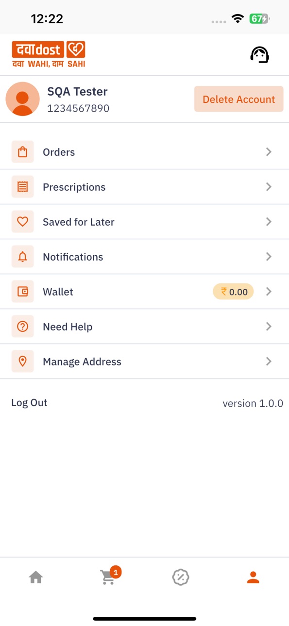 iPhone screenshot