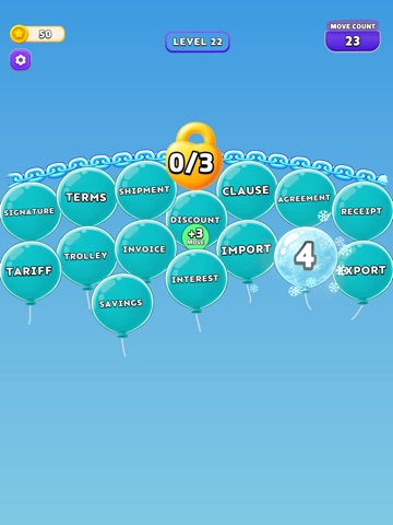 Balloon Word Jam iPad screenshot
