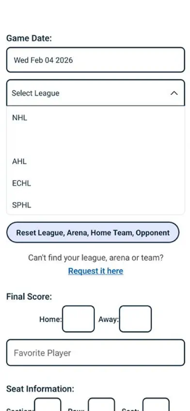 My Hockey Passport screenshot 4