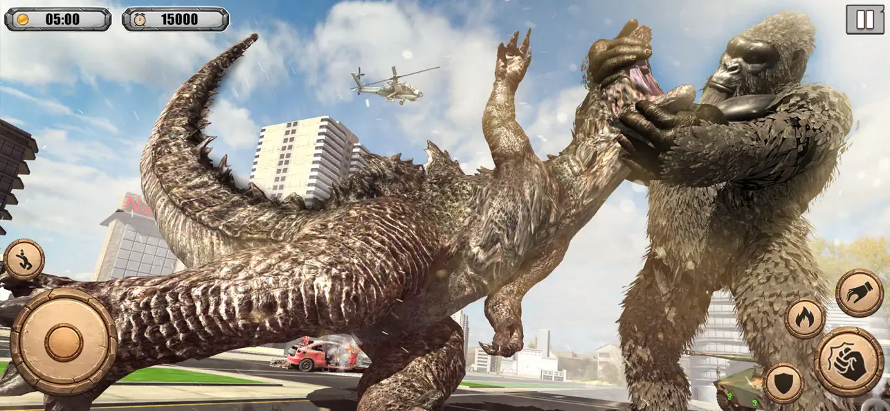 Screenshot #1 pour Kaiju Gorilla : Monstre Géant
