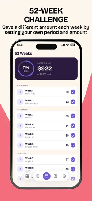 Money Challenges: Save, Budget screenshot 4