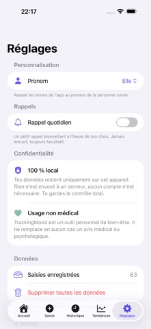 TrackingMood screenshot