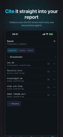 threadOS: Forensic Artifacts Screenshot 6 of 6